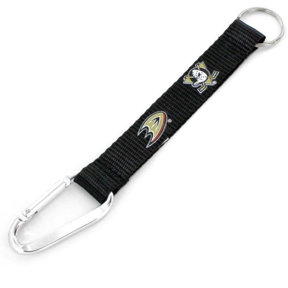 ANAHEIM DUCKS CARABINER LANYARD KEYCHAIN 8" NHL